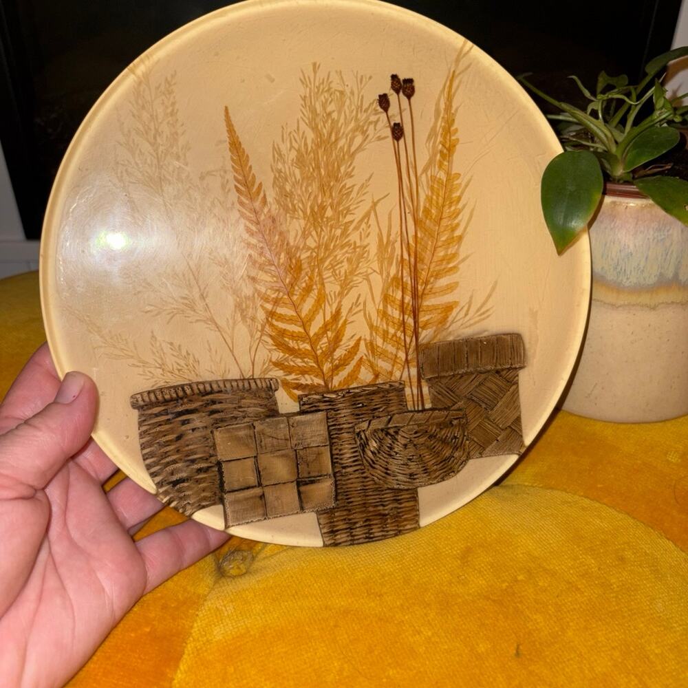 vintage 1970s clear Lucite acrylic resin kitchen trivet (hot plate) featuring